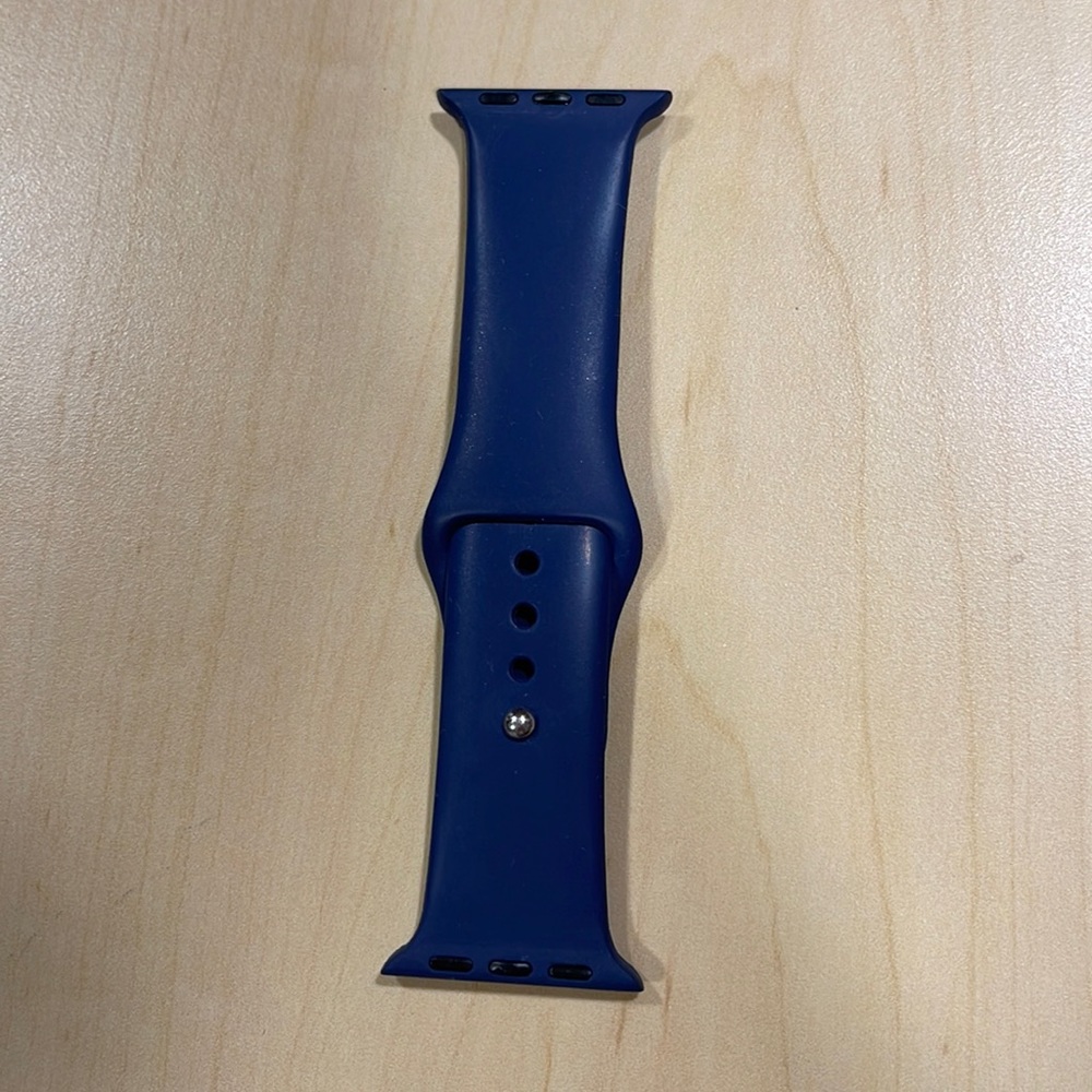 Navy silicone Watch band for Apple Watch